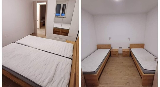 dvosobnem stanovanju na Markovcu